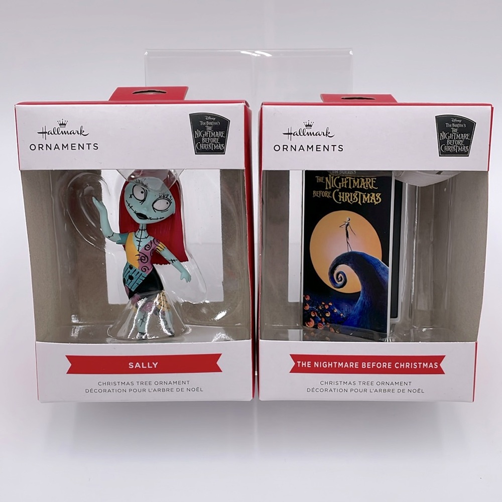 Nightmare Before Christmas Jack‎ and Sally Disney Hallmark Ornaments